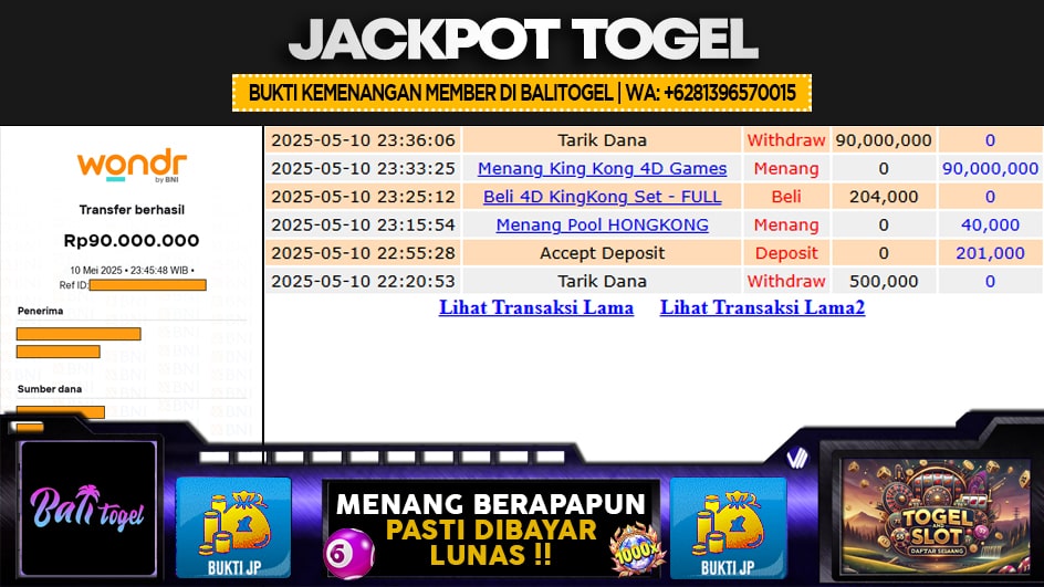 BBTOGEL | JP TOGEL 90 JUTA | MENANG PASTI DIBAYAR