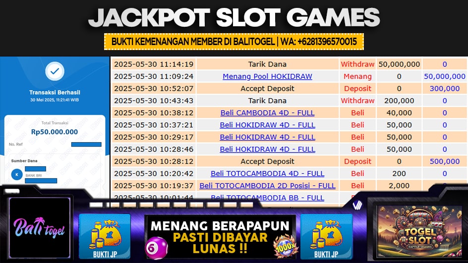 BALITOGEL | JP TOGEL 50 JUTA | MENANG PASTI DIBAYAR