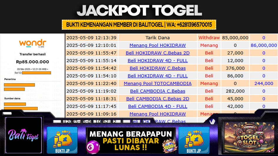 KENATOTO | JP TOGEL 85 JUTA | MENANG PASTI DIBAYAR