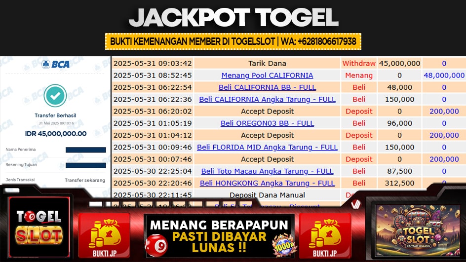 TOGELSLOT | JP TOGEL 48 JUTA | MENANG PASTI DIBAYAR