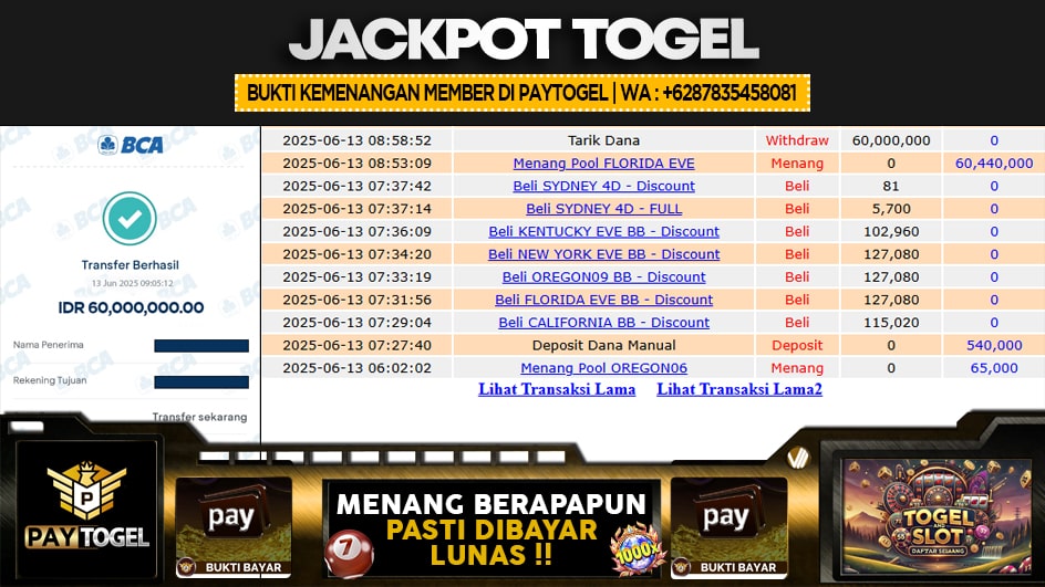 BBTOGEL | JP TOGEL 60 JUTA | MENANG PASTI DIBAYAR