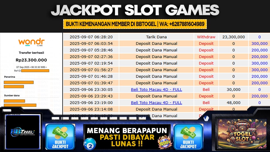 BALITOGEL | JP SLOT 23 JUTA | MENANG PASTI DIBAYAR