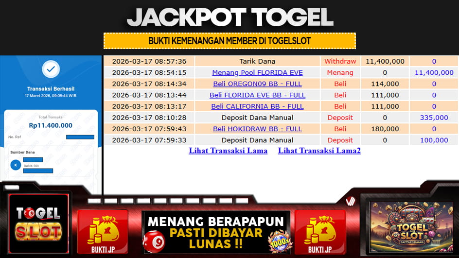 TOGELSLOT | JP TOGEL 11 JUTA | MENANG PASTI DIBAYAR